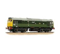 Bachmann 32-334SFX Classe 25/3 D7672 Tamworth Castle TwoTone Green Yel End DCC S