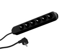 Bachmann Barre multiprise 381.149K 6 prises (CEE 7/17) coupe-circuit câble 5 m noir Allemagne