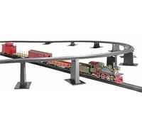 Bachmann 44595 Trains Jeu de 18 pièces gradué Pier pour Une Utilisation avec Piste E-Z échelle Ho ou On30, Blanc, M