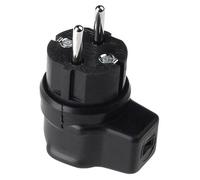 Bachmann 740.017 Fiche électrique mâle avec terre Tout caoutchouc 250 V noir IP44