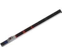 Bachmann 800.2337 - Standard - 1U - Triphasé - Vertical - Aluminium - Noir - Gris