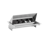 Bachmann 900.402.1X CONEO Élément Multiprise 2 x Schuco avec Data, plastique, noir, 4.4 x 23,5 x 5,5 cm, 4.4000000000000004 x 23.5 x 5.5 cm