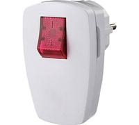 Bachmann 911.273 Fiche électrique mâle avec terre plastique avec interrupteur