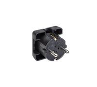 Bachmann 911170 Fiche plate à contact de protection 250 V noir