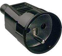 Bachmann 912.273 Fiche électrique femelle avec terre plastique 250 V blanc IP20