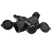 Bachmann 913.170 Fiche électrique femelle avec terre caoutchouc, silicone 250 V noir IP44