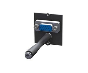Bachmann 917.045 bcm-17 encadrement pour prise noir
