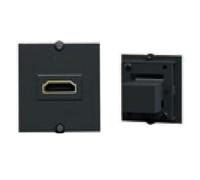 Bachmann 917.146 prise de courant HDMI Noir