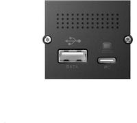 Bachmann 917.229 Prise de courant de courant USB A + USB C noir