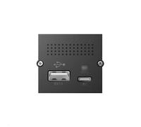 Bachmann 917.229 prise de courant USB A + USB C Noir