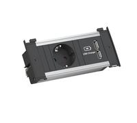 Bachmann 927.251 Kapsa XS 1 x CEE7/3 Chargeur USB 1 x 0,2 m GST18