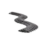 Bachmann KABELSCHLANGE Pro - Conduit flexible pour câble - 1 m - noir