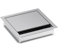 Bachmann 930.310 Passe-câbles carré Ø max. des bornes 5 mm aluminium argent (mat, anodisé) 1 pc(s)