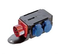 BACHMANN Adaptateur CEE 16A 400V, 3xSchutzkontakt IP44