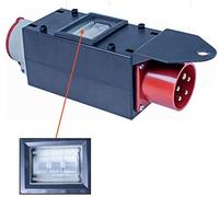 Bachmann Adaptateur CEE 32A 400V IP44, 1x16A 5p400V 3Pol. Fuse