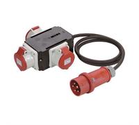 BACHMANN Adaptateur CEE 400 V/16 A, 3x 16A 5p400V IP44 1,5m