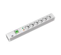Bachmann Bachmann 19 pouces multiprise 6x PVC, 1 interrupteur, ÜSS 333.605 Quantité:1