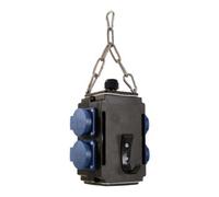 Bachmann 349.300 Cube d'alimentation avec 4 prises Schuko IP44