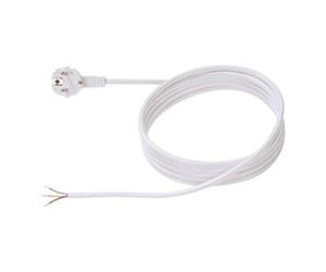 Bachmann Bachmann Câble d'alimentation avec prise de terre 3m, blanc 304.275 Quantité:1