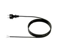 Bachmann Bachmann Câble d'alimentation avec prise de terre Caoutchouc 5,00 m noir 322.186 Quantité:1