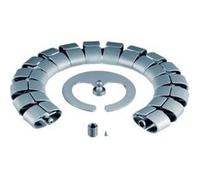 bachmann chemin de câble kit premium, vertical, noir noir