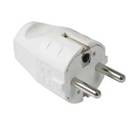 Bachmann Schutzkontakt-Stecker blanc
