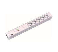Bachmann Bachmann Multiprise 19 pouces 5x prises 1,5U 5x avec protection 1x GVS 333.002 Quantité:1