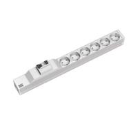 Bachmann Bachmann Multiprise 19 pouces 6 prises, 1U, 1xFI, alu 333.411 Quantité:1