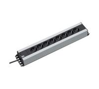 Bachmann IT PDU Basic - Unité de distribution secteur (rack-montable) - CA 230 V - monophasé - entrée : power CEE 7/7 - connecteurs de sortie : 8 (power CEE 7/3) - 2U - 19" - 2 m cordon -...