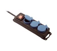 Bachmann Bachmann Multiprise 3x prise avec protection 1x interrupteur 349.045 Quantité:1