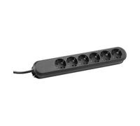 SMART - Coupe-circuit - connecteurs de sortie : 6 (alimentation) - 1.5 m cordon - noir