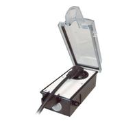 Bachmann Prise extérieure verrouillable pour fiche coudée – 1 contact de protection IP44 16 A 230V