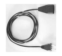 Bachmann Rallonge d'alimentation 233.185 3,00 m noir H03VVH2-F 2,5 A 2x0,75 mm²