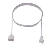 Bachmann Rallonge d'alimentation 233.286 — 2,5 A, blanc, 5,00 m, H03VVH2-F, 2x 0,75 mm²