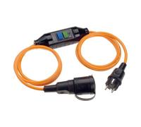 Bachmann Câble de rallonge 341.880 – protection des personnes PRCD 230 V orange, noir