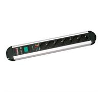 BACHMANN Bloc multiprise PRIMO CLASSIC ALU 6x, avec