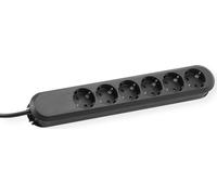 BACHMANN bloc multiprise "SMART", 6x, noir