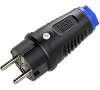 Bachmann BM0017344 Fiche électrique mâle avec terre caoutchouc