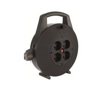 Bachmann Cable box - Coupe-circuit - CA 250 V - 3500 Watt - connecteurs de sortie : 4 - 10 m cordon - Allemagne - noir