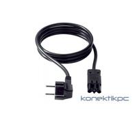 Bachmann - Câble d'alimentation - CEE 7/4 (M) pour GST18i3 (F) - 1.5 m - connecteur à angle droit - noir