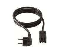 Bachmann - Câble d'alimentation - CEE 7/4 (M) pour GST18i3 (F) - 5 m - connecteur à angle droit - noir - Allemagne