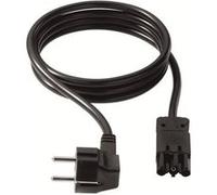 Bachmann - Câble d'alimentation - CEE 7/4 (M) pour GST18i3 (F) - 5 m - connecteur coudé - noir - Allemagne Noir G