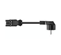BACHMANN Câble d'appareillage Contact de Protection/Prise d'appareillage GST18-3, Noir, 10 m