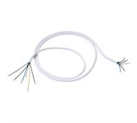 BACHMANN Câble de cuisinière 2,0 m blanc 5G1.50, AEH/AEH H05VV-F 5G1.50 Non emballé