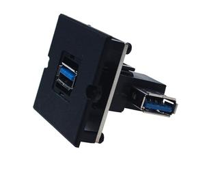 Bachmann Cadre 1xUSB 3.0, Sortie à 90° sur Le côté