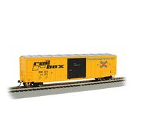 Bachmann Camion extérieur de 50" avec extrémité clignotante du dispositif de traction - Chemin de fer HO - Échelle Hobby - Cargaison prototypique - Jaune