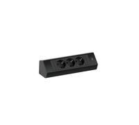 Bachmann Casia 2 Unité D'alimentation D'angle 3x 230V Noir (Prise européenne) - 932.100
