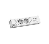 BACHMANN CONI 2xCEE7/3 1xUSB A/C 22W 0,2m GST18 RAL9010