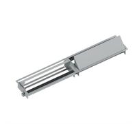 BACHMANN CONI DUO Cadre d'encastrement 2 x Large, gris
