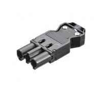 Bachmann Connecteur Secteur GST18/3 Noir, Réf. 375.504 : Connecteur GST18, Couleur Noir, Spécification Bachmann, Usage Appareils Électroménagers